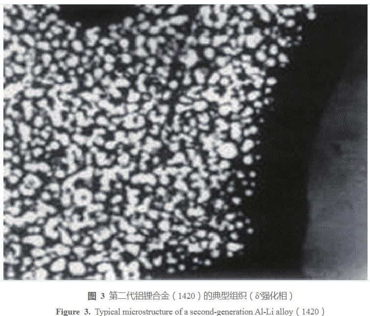 冯朝辉_图 3    第二代铝锂合金（1420）的典型组织（δ′强化相）