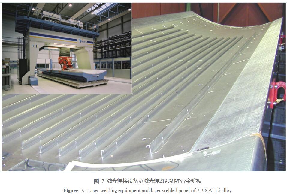 冯朝辉_图 7    激光焊接设备及激光焊 2198 铝锂合金壁板
